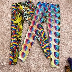 2 Colorful Leggings